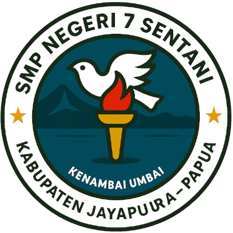 terbaru logo smp n 7 sentani..... removebg preview